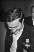Wrzesień lub październik 1981, Gdańsk, Polska..
Konferencja prasowa BIPS (Biuro Informacji Prasowej Solidarność) podczas I Krajowego Zjazdu Delegatów NSZZ „Solidarność”. Na zdjęciu Lech Wałęsa.
Fot. NN, zbiory Ośrodka KARTA, udostępnił Krzysztof Frydrych.
