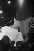 1.10.1981, Gdańsk, Polska..
Obrady I Krajowego Zjazdu Delegatów NSZZ „Solidarność”. Jan Rulewski przemawiający do delegatów.
Fot. NN, zbiory Ośrodka KARTA, udostępnił Krzysztof Frydrych.
