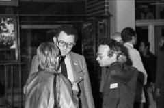 1.10.1981, Gdańsk, Polska..
I Krajowy Zjazd Delegatów NSZZ „Solidarność”, z prawej stoi Jan Lityński.
Fot. NN, zbiory Ośrodka KARTA, udostępnił Krzysztof Frydrych.

