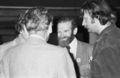 1.10.1981, Gdańsk, Polska..
I Krajowy Zjazd Delegatów NSZZ „Solidarność”, drugi od prawej stoi Bronisław Geremek.
Fot. NN, zbiory Ośrodka KARTA, udostępnił Krzysztof Frydrych.
