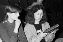 1.10.1981, Gdańsk, Polska..
Obrady I Krajowego Zjazdu Delegatów NSZZ „Solidarność”, z prawej stoi Danuta Stołecka.
Fot. NN, zbiory Ośrodka KARTA, udostępnił Krzysztof Frydrych.
