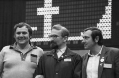 1.10.1981, Gdańsk, Polska..
Obrady I Krajowego Zjazdu Delegatów NSZZ „Solidarność”, w środku stoi Seweryn Jaworski.
Fot. NN, zbiory Ośrodka KARTA, udostępnił Krzysztof Frydrych.
