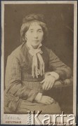 Ok. 1890, Odessa, Rosja.
Serafina Naszewska z domu Klukowska, córka Emilii z domu Okołów i Szczepana Klukowskich, siostra Jordana Klukowskiego (ojca Zygmunta Klukowskiego).
Fot. Sz. Lichtenberg, zbiory Ośrodka KARTA, udostępniła Joanna Majewska