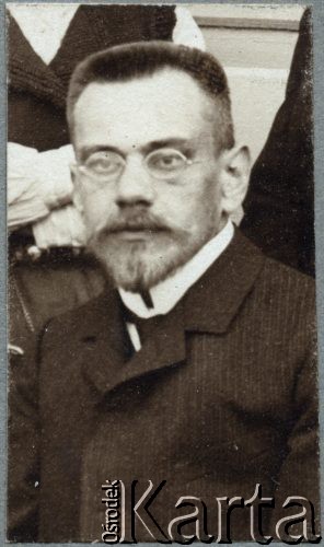 Ok. 1910, brak miejsca.
Julian Klukowski (1872-1917), brat Zygmunta Klukowskiego, portret.
Fot. NN, zbiory Ośrodka KARTA, udostępniła Joanna Majewska