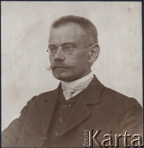 Ok. 1915, brak miejsca.
Julian Klukowski (1872-1917), brat Zygmunta Klukowskiego, portret.
Fot. NN, zbiory Ośrodka KARTA, udostępniła Joanna Majewska