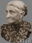 Ok. 1910, brak miejsca.
Felicja Klukowska z domu Podwińska (1846-1929), żona Jordana Klukowskiego.
Fot. NN, zbiory Ośrodka KARTA, udostępniła Joanna Majewska
