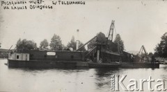 1924-1932, Telechany, pow. Iwacewicze, woj. poleskie, Polska.
Pogłębiarka 