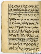 19.09-16.11.1939, Polska.
Dziennik pisany przez Barbarę Majewską podczas ucieczki rodziny przed bolszewikami po 17 września 1939 i podarowany matce - Marii Majewskiej, z okazji imienin w grudniu 1940 r.
Fot. zbiory Ośrodka KARTA, udostępniła Barbara Majewska-Luft