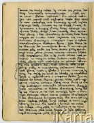 19.09-16.11.1939, Polska.
Dziennik pisany przez Barbarę Majewską podczas ucieczki rodziny przed bolszewikami po 17 września 1939 i podarowany matce - Marii Majewskiej, z okazji imienin w grudniu 1940 r.
Fot. zbiory Ośrodka KARTA, udostępniła Barbara Majewska-Luft