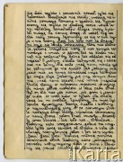19.09-16.11.1939, Polska.
Dziennik pisany przez Barbarę Majewską podczas ucieczki rodziny przed bolszewikami po 17 września 1939 i podarowany matce - Marii Majewskiej, z okazji imienin w grudniu 1940 r.
Fot. zbiory Ośrodka KARTA, udostępniła Barbara Majewska-Luft