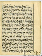 19.09-16.11.1939, Polska.
Dziennik pisany przez Barbarę Majewską podczas ucieczki rodziny przed bolszewikami po 17 września 1939 i podarowany matce - Marii Majewskiej, z okazji imienin w grudniu 1940 r.
Fot. zbiory Ośrodka KARTA, udostępniła Barbara Majewska-Luft