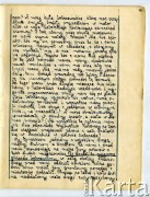 19.09-16.11.1939, Polska.
Dziennik pisany przez Barbarę Majewską podczas ucieczki rodziny przed bolszewikami po 17 września 1939 i podarowany matce - Marii Majewskiej, z okazji imienin w grudniu 1940 r.
Fot. zbiory Ośrodka KARTA, udostępniła Barbara Majewska-Luft