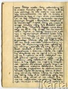19.09-16.11.1939, Polska.
Dziennik pisany przez Barbarę Majewską podczas ucieczki rodziny przed bolszewikami po 17 września 1939 i podarowany matce - Marii Majewskiej, z okazji imienin w grudniu 1940 r.
Fot. zbiory Ośrodka KARTA, udostępniła Barbara Majewska-Luft