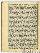 19.09-16.11.1939, Polska.
Dziennik pisany przez Barbarę Majewską podczas ucieczki rodziny przed bolszewikami po 17 września 1939 i podarowany matce - Marii Majewskiej, z okazji imienin w grudniu 1940 r.
Fot. zbiory Ośrodka KARTA, udostępniła Barbara Majewska-Luft