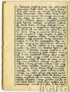 19.09-16.11.1939, Polska.
Dziennik pisany przez Barbarę Majewską podczas ucieczki rodziny przed bolszewikami po 17 września 1939 i podarowany matce - Marii Majewskiej, z okazji imienin w grudniu 1940 r.
Fot. zbiory Ośrodka KARTA, udostępniła Barbara Majewska-Luft