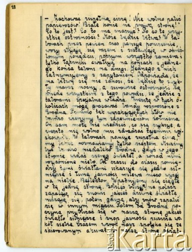 19.09-16.11.1939, Polska.
Dziennik pisany przez Barbarę Majewską podczas ucieczki rodziny przed bolszewikami po 17 września 1939 i podarowany matce - Marii Majewskiej, z okazji imienin w grudniu 1940 r.
Fot. zbiory Ośrodka KARTA, udostępniła Barbara Majewska-Luft