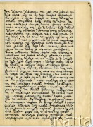 19.09-16.11.1939, Polska.
Dziennik pisany przez Barbarę Majewską podczas ucieczki rodziny przed bolszewikami po 17 września 1939 i podarowany matce - Marii Majewskiej, z okazji imienin w grudniu 1940 r.
Fot. zbiory Ośrodka KARTA, udostępniła Barbara Majewska-Luft
