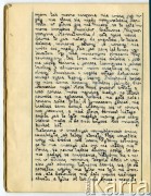 19.09-16.11.1939, Polska.
Dziennik pisany przez Barbarę Majewską podczas ucieczki rodziny przed bolszewikami po 17 września 1939 i podarowany matce - Marii Majewskiej, z okazji imienin w grudniu 1940 r.
Fot. zbiory Ośrodka KARTA, udostępniła Barbara Majewska-Luft