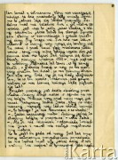 19.09-16.11.1939, Polska.
Dziennik pisany przez Barbarę Majewską podczas ucieczki rodziny przed bolszewikami po 17 września 1939 i podarowany matce - Marii Majewskiej, z okazji imienin w grudniu 1940 r.
Fot. zbiory Ośrodka KARTA, udostępniła Barbara Majewska-Luft