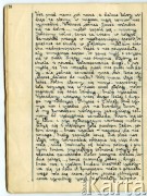 19.09-16.11.1939, Polska.
Dziennik pisany przez Barbarę Majewską podczas ucieczki rodziny przed bolszewikami po 17 września 1939 i podarowany matce - Marii Majewskiej, z okazji imienin w grudniu 1940 r.
Fot. zbiory Ośrodka KARTA, udostępniła Barbara Majewska-Luft