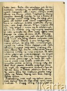 19.09-16.11.1939, Polska.
Dziennik pisany przez Barbarę Majewską podczas ucieczki rodziny przed bolszewikami po 17 września 1939 i podarowany matce - Marii Majewskiej, z okazji imienin w grudniu 1940 r.
Fot. zbiory Ośrodka KARTA, udostępniła Barbara Majewska-Luft