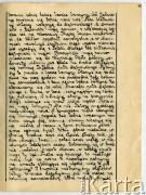 19.09-16.11.1939, Polska.
Dziennik pisany przez Barbarę Majewską podczas ucieczki rodziny przed bolszewikami po 17 września 1939 i podarowany matce - Marii Majewskiej, z okazji imienin w grudniu 1940 r.
Fot. zbiory Ośrodka KARTA, udostępniła Barbara Majewska-Luft