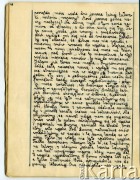 19.09-16.11.1939, Polska.
Dziennik pisany przez Barbarę Majewską podczas ucieczki rodziny przed bolszewikami po 17 września 1939 i podarowany matce - Marii Majewskiej, z okazji imienin w grudniu 1940 r.
Fot. zbiory Ośrodka KARTA, udostępniła Barbara Majewska-Luft