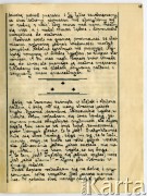 19.09-16.11.1939, Polska.
Dziennik pisany przez Barbarę Majewską podczas ucieczki rodziny przed bolszewikami po 17 września 1939 i podarowany matce - Marii Majewskiej, z okazji imienin w grudniu 1940 r.
Fot. zbiory Ośrodka KARTA, udostępniła Barbara Majewska-Luft