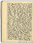 19.09-16.11.1939, Polska.
Dziennik pisany przez Barbarę Majewską podczas ucieczki rodziny przed bolszewikami po 17 września 1939 i podarowany matce - Marii Majewskiej, z okazji imienin w grudniu 1940 r.
Fot. zbiory Ośrodka KARTA, udostępniła Barbara Majewska-Luft