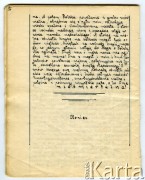 19.09-16.11.1939, Polska.
Dziennik pisany przez Barbarę Majewską podczas ucieczki rodziny przed bolszewikami po 17 września 1939 i podarowany matce - Marii Majewskiej, z okazji imienin w grudniu 1940 r.
Fot. zbiory Ośrodka KARTA, udostępniła Barbara Majewska-Luft