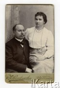 Brak daty, Warszawa
Zofia i Marian Borsukowie, portret. Marian Borsuk - warszawski chirurg, był właścicielem folwarku Wiązowszczyzna w powiecie wilejskim.
Fot. 