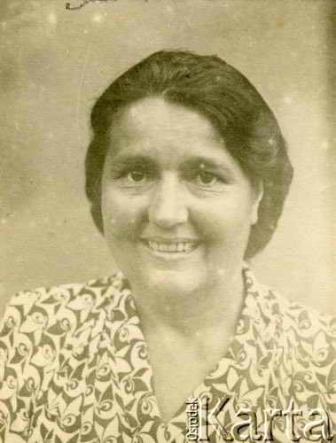 Lata 60-te, Polska.
Maria Majewska, portret.
Fot. NN, zbiory Ośrodka KARTA, kolekcję udostępniła Barbara Majewska-Luft