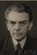 Lata 40-te, Polska.
Inżynier Alfons Grammer, portret.
Fot. NN, zbiory Ośrodka KARTA, przekazała Agata Niewiarowska

