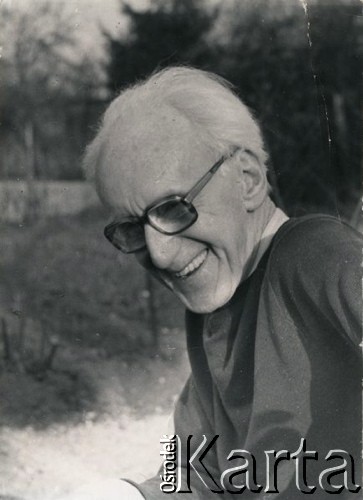 Brak daty, brak miejsca.
Artysta malarz - Józef Czapski, portret. 
Fot. NN, zbiory Ośrodka KARTA, przekazała Agata Niewiarowska

