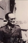 1945, brak miejsca.
Juliusz Mieroszewski, dziennikarz i publicysta, portret.
Fot. NN, zbiory Ośrodka KARTA, przekazała Agata Niewiarowska

