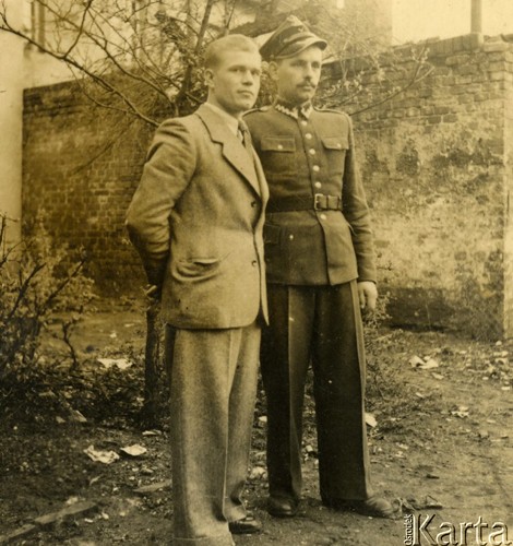 Po 1945, brak miejsca, Polska.
Franciszek Cwalina w mundurze żołnierza Ludowego Wojska Polskiego.
Fot. NN, zbiory Ośrodka KARTA, udostępniła Agnieszka Nowakowska