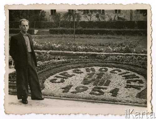 11.08.1951, Ciechocinek, Polska.
Franciszek Cwalina podczas pobytu w sanatorium.
Fot. NN, zbiory Ośrodka KARTA, udostępniła Agnieszka Nowakowska