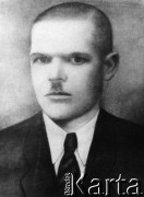 Przed 1939, brak miejsca.
Polacy represjonowani w ZSRR. Piotr Sokołowski, syn Błażeja, funkcjonariusz Policji Państwowej w Zarębach Kościelnych, woj. warszawskie, wzięty do niewoli we wrześniu 1939, przetrzymywany w obozie w Ostaszkowie, rozstrzelany w Kalininie 27.04.1940.
Fot. NN, zbiory Ośrodka KARTA, udostępnił Bohdan Sokołowski