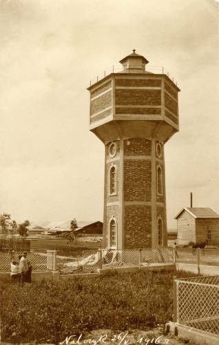 26.05.1916, Nalczyk, Kaukaz, Imperium Rosyjskie.
Wieża ciśnień.
Fot. NN, kolekcja Olgi Rydzewskiej, zbiory Ośrodka KARTA
