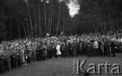 17.09.1981, Kraków, Polska.
Uroczystości pod Kopcem Józefa Piłsudskiego upamiętniające sowiecką agresję na Polskę w 1939 roku.
Fot. Romana Kahl-Stachniewicz, zbiory Ośrodka KARTA [1981-18]