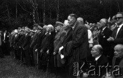 17.09.1981, Kraków, Polska.
Uroczystości pod Kopcem Józefa Piłsudskiego upamiętniające sowiecką agresję na Polskę w 1939 roku. Legioniści.
Fot. Romana Kahl-Stachniewicz, zbiory Ośrodka KARTA [1981-18]