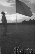 1938-1939, Dęblin, woj. Lublin, Polska.
 Lotnisko dęblińskiej szkoły lotniczej.
 Fot. NN, album lotnika Tadusza Hojdena udostępniła Marzena Deniszczuk-Czerniecka
   

