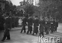 1938-1939, Dęblin, woj. Lublin, Polska.
 Uroczystości w dęblińskiej szkole lotniczej.
 Fot. NN, album lotnika Tadusza Hojdena udostępniła Marzena Deniszczuk-Czerniecka
   
