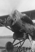 1938-1939, Dęblin, woj. Lublin, Polska.
Samolot PWS-10.
Fot. NN, album lotnika Tadusza Hojdena udostępniła Marzena Deniszczuk-Czerniecka
 
