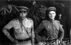Prawdopodobnie 11.07.1944, okolice Mejszagoły, pow. Wileńsko-Trocki.
Oficerowie łącznikowi III Frontu Białoruskiego Armii Czerwonej przydzieleni do oddziału partyzanckiego Bazy z Kedywu Komendy Okręgu Wileńskiego AK w czasie akcji 
