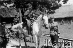 Prawdopodobnie 11.07.1944, okolice Mejszagoły, pow. Wileńsko-Trocki.
Oddział partyzancki Bazy z Kedywu Komendy Okręgu Wileńskiego AK na postoju we wsi w czasie akcji 
