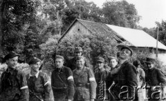 14.07.1944, Ciechanowiszki, pow. Wileńsko-Trocki.
Oddział partyzancki Bazy z Kedywu Komendy Okręgu Wileńskiego AK w czasie akcji 