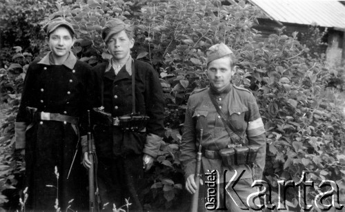 14.07.1944, Ciechanowiszki, pow. Wileńsko-Trocki.
Oddział partyzancki Bazy z Kedywu Komendy Okręgu Wileńskiego AK w czasie akcji 