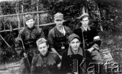 14.07.1944, Ciechanowiszki, pow. Wileńsko-Trocki.
Oddział partyzancki Bazy z Kedywu Komendy Okręgu Wileńskiego AK w czasie akcji 