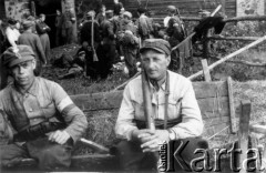 14.07.1944, Ciechanowiszki, pow. Wileńsko-Trocki.
Oddział partyzancki Bazy z Kedywu Komendy Okręgu Wileńskiego AK w czasie akcji 